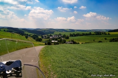 Unterwegs zur Burg Reuland in Belgien